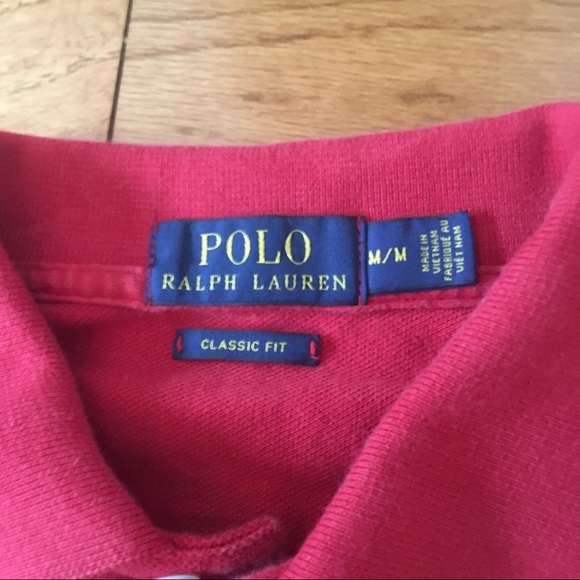 RALPH LAUREN🏇Classic Fit Logo Polo Men's Medium - Picture 5 of 5